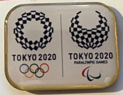 ATTENTION C'EST UN AIMANT - JEUX OLYMPIQUES - OLYMPICS GAMES - PARALYMPIC GAMES - TOKYO 2022 - LOGOS -  (BOITE BLANCO) - Jeux Olympiques
