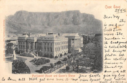 CPA / AFRIQUE DU SUD / CAPE TOWN / PARLIAMENT HOUSE AND QUEEN'S STATUE - Zuid-Afrika