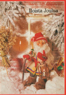 BABBO NATALE Natale Vintage Cartolina CPSM #PAK013.A - Santa Claus