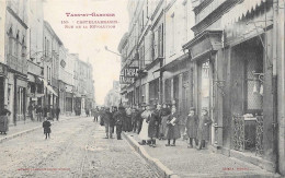 CPA  Castelsarrasin Rue De La Révolution - Castelsarrasin