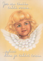 ANGELO Buon Anno Natale Vintage Cartolina CPSM #PAH001.A - Engel
