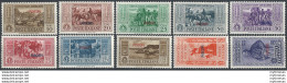 1932 Egeo Piscopi Garibaldi 10v. MNH Sassone N. 17/26 - Other & Unclassified