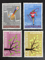 1962 Luxembourg - Europa CEPT - World Cyclo Cross Championships  - Unused ( No Gum ) - Unused Stamps