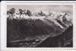 2 Photos Savoie Chamonix Mont Blanc Et Les Aiguilles Téléphérique Du Plan Praz Et Mont Blanc  Réf 29801 - Anonyme Personen