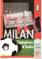 2004 Italia - Repubblica ,  Folder Milan Campione D'Italia , MNH** - Pochettes