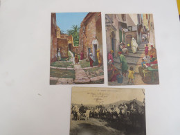 ALGERIE - Lot De 3 Cartes - Scene & Tipi