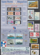 SPM - 1999 - ANNEE COMPLETE AVEC POSTE AERIENNE ** MNH - COTE YVERT = 58.5 EUR. - Volledig Jaar