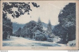 Ar455 Cartolina Bagni Di Montecatini 1924 Provincia Di Pistoia - Pistoia