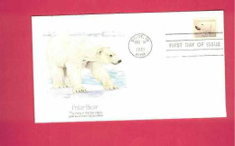 FDC - Lettre De 1981 Des USA EUAN - YT N° 1326 - Ours Polaire - Orsi