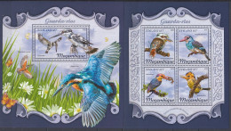 Mozambique 2018 - Oiseaux - GARDE De RIVIERE - BL + BF  - MNH - Michel 42 Eur. - Andere & Zonder Classificatie