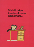 GATTO KITTY Animale Vintage Cartolina CPSM #PBQ970.A - Gatti