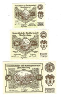 **notgeld   Austria Senftenberg  Serie Compleet 993.1f Cat Val 3 Euro - Austria