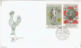 Enveloppe 1er Jour FDC Château De Prague Détails 09/05/1968 - FDC