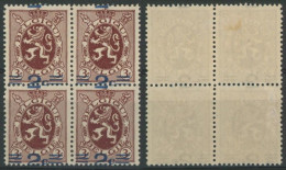 Lion Héraldique - N°315* Neuf Charniéré En Bloc De 4 + Curiosité : Surcharge Déplacée. - 1929-1937 Heraldieke Leeuw