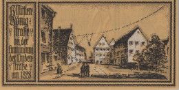 50 PFENNIG 1922 Stadt STUTTGART Württemberg UNC DEUTSCHLAND Notgeld #PC402 - [11] Local Banknote Issues