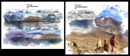 Liberia  2023 Volcanoes. (202) OFFICIAL ISSUE - Vulcani