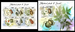 Liberia  2023 Medical Plants & Insects. (205) OFFICIAL ISSUE - Plantas Medicinales