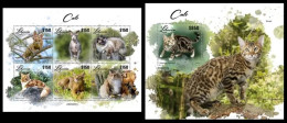 Liberia  2023 Cats. (207) OFFICIAL ISSUE - Domestic Cats