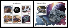 Guinea  2023 Meteorites. Dinasaurs. (302) OFFICIAL ISSUE - Préhistoriques