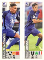 532 Alharbi El Jadeyaoui / Florian Sotoca - Grenoble Foot 38 - Panini Foot France 2018-2019 Sticker Vignette - Edizione Francese