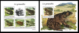 Guinea  2023 Frogs. (315) OFFICIAL ISSUE - Grenouilles