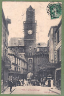 CPA  - CALVADOS - VIRE - LA PORTE HORLOGE - Belle Animation , Commerces - Vire