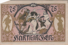 75 HELLER 1920 Stadt HARTKIRCHEN Oberösterreich Österreich Notgeld Papiergeld Banknote #PG841 - Lokale Ausgaben