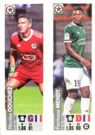 554 Nicolas Douchez / Formose Mendy - Red Star FC - Panini Foot France 2018-2019 Sticker Vignette - Edition Française