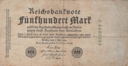 500 MARK 1923 Stadt BERLIN DEUTSCHLAND Notgeld Papiergeld Banknote #PK909 - Lokale Ausgaben