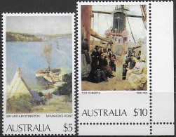 1974 Australia Paintings Complementary Values 2v. MNH SG N. 567/567a - Otros & Sin Clasificación