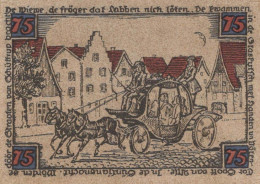 75 PFENNIG 1921 Stadt SCHÜTTORF Hanover DEUTSCHLAND Notgeld Banknote #PF926 - Lokale Ausgaben