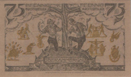 75 PFENNIG 1921 Stadt OBERAMMERGAU Bavaria DEUTSCHLAND Notgeld Banknote #PG402 - Lokale Ausgaben