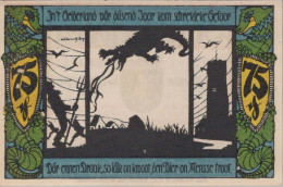75 PFENNIG 1921 Stadt GELDERN Rhine DEUTSCHLAND Notgeld Banknote #PF983 - [11] Local Banknote Issues