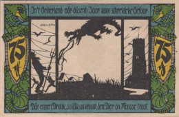 75 PFENNIG 1921 Stadt GELDERN Rhine DEUTSCHLAND Notgeld Banknote #PF686 - Lokale Ausgaben