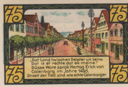 75 PFENNIG 1921 Stadt ELDAGSEN Hanover UNC DEUTSCHLAND Notgeld Banknote #PB166 - [11] Emissions Locales