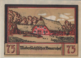 75 PFENNIG 1921 Stadt BORSTEL Schleswig-Holstein UNC DEUTSCHLAND Notgeld #PA265 - Lokale Ausgaben