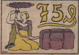 75 PFENNIG 1921 Stadt BLUMENTHAL IN HANNOVER Hanover DEUTSCHLAND Notgeld #PF639 - Lokale Ausgaben