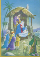 Virgen Mary Madonna Baby JESUS Christmas Religion Vintage Postcard CPSM #PBB758.GB - Jungfräuliche Marie Und Madona