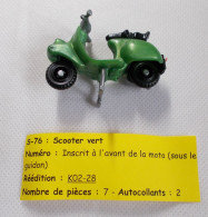 Kinder - Scooter Vert - S 76 - Sans BPZ - Montables