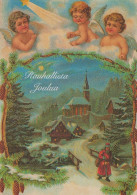 ANGEL CHRISTMAS Holidays Vintage Postcard CPSM #PAH500.GB - Engel