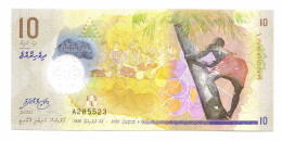 MALDIVES 10 RUFIYAA 2015(2016) POLYMER NOTE UNC P10966.2 - [11] Local Banknote Issues