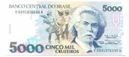 BRASIL 5000 CRUZEIROS 1993 UNC Paper Money Banknote #P10883.4 - [11] Emisiones Locales