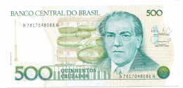 BRASIL 500 CRUZADOS 1988 UNC Paper Money Banknote #P10867.4 - [11] Local Banknote Issues
