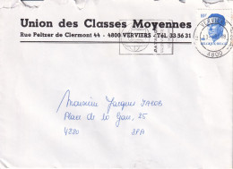 L'union Des Classes Moyennes  Verviers  Belgique - Enveloppes