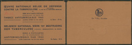 Carnet De Carte-maximum "Oeuvre National Belge De Défense Contre La Tuberculose" çàd 8CM N°615/22 - 1934-1951