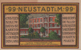 99 PFENNIG 1921 Stadt NEUSTADT MECKLENBURG-SCHWERIN UNC DEUTSCHLAND #PH890 - Lokale Ausgaben