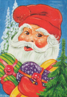 PAPÁ NOEL Feliz Año Navidad Vintage Tarjeta Postal CPSM #PBL091.ES - Santa Claus