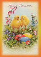 EASTER CHICKEN EGG Vintage Postcard CPSM #PBO716.GB - Ostern