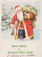 PÈRE NOËL NOËL Fêtes Voeux Vintage Carte Postale CPSM #PAK827.FR - Santa Claus