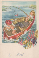 NIÑOS HUMOR Vintage Tarjeta Postal CPSM #PBV268.ES - Humorous Cards